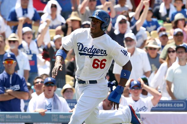 Yasiel Puig Returns vs. Nationals, Batting 2nd