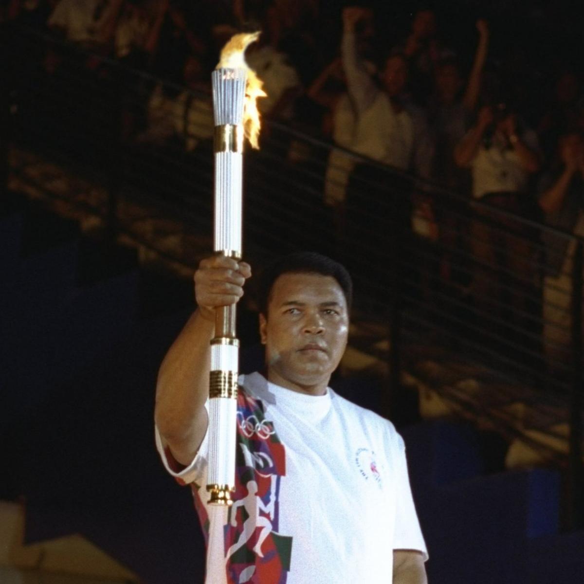 On Today's Date: Muhammad Ali Lights the Torch at the 1996 Olympics | Bleacher Report ...1200 x 1200