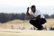 July 18, 2013; Gullane, United Kingdom; Tiger Woods at the 5th green during the first round of the 2013 The Open Championship at Muirfield Golf Club. Mandatory Credit: Paul Cunningham-USA TODAY Sports
