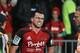 CHRISTCHURCH, NEW ZEALAND - JULY 12: Tom Marshall of the Crusaders pulls a face in pain after scoreing the last try of the game during the round 20 Super Rugby match between the Crusaders and the Hurricanes at AMI Stadium on July 12, 2013 in Christchurch, New Zealand. (Photo by Joseph Johnson/Getty Images)