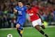 SYDNEY, AUSTRALIA - JULY 20: Danny Welbeck of Manchester United gets past Michael Beauchamp of the All-Stars during the match between the A-League All-Stars and Manchester United at ANZ Stadium on July 20, 2013 in Sydney, Australia. (Photo by Matt King/Getty Images)