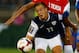 HARTFORD, CT - JULY 16: Stuart Holden #11 of the United States goes up for a header underneath Yeltsin Tejeda #17 of Costa Rica in the first half during the CONCACAF Gold Cup match at Rentschler Field on July 16, 2013 in East Hartford, Connecticut. (Photo by Jared Wickerham/Getty Images)
