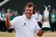 GULLANE, SCOTLAND - JULY 21: Phil Mickelson of the United States holds the Claret Jug after winning the 142nd Open Championship at Muirfield on July 21, 2013 in Gullane, Scotland. (Photo by Rob Carr/Getty Images)