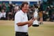 GULLANE, SCOTLAND - JULY 21: Phil Mickelson of the United States holds the Claret Jug after winning the 142nd Open Championship at Muirfield on July 21, 2013 in Gullane, Scotland. (Photo by Rob Carr/Getty Images)