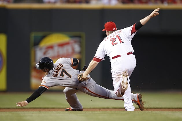 Cincinnati Reds (55-43) at San Francisco Giants (45-52), 10:15 P.m. (ET)