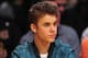 April 17, 2012; Los Angeles, CA, USA; Recording artist Justin Bieber in attendance to watch the Los Angeles Lakers play against the San Antonio Spurs during the first half at Staples Center. Mandatory Credit: Gary A. Vasquez-USA TODAY Sports