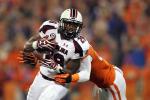 South Carolina RB Rips Carlos Hyde on Twitter