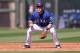 SURPRISE, AZ - FEBRUARY 22: Infielder Mike Olt #9 of the Texas Rangers in action during the spring training game against the Kansas City Royals at Surprise Stadium on February 22, 2013 in Surprise, Arizona. (Photo by Christian Petersen/Getty Images)