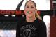 Feb 20, 2013; Torrance, CA, USA; Liz Carmouche during today's public workout at the UFC gym in Torrance, CA. Carmouche has a bout with Ronda Rousey on Feb 23 in Anaheim, CA. Mandatory Credit: Jayne Kamin-Oncea-USA TODAY Sports