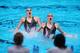 BARCELONA, SPAIN - JULY 23: Svetlana Kolesnichenko and Svetlana Romashina of Russia compete in the Synchronized Swimming Duet preliminary round on day four of the 15th FINA World Championships at Palau Sant Jordi on July 23, 2013 in Barcelona, Spain. (Photo by Alexander Hassenstein/Getty Images)