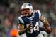 Jan 20, 2013; Foxboro, Massachusetts, USA; New England Patriots running back Shane Vereen (34) carries the ball during the fourth quarter against the Baltimore Ravens at Gillette Stadium. Mandatory Credit: Greg M. Cooper-USA TODAY Sports