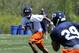 May 14, 2013; Lake Forest, IL, USA; Chicago Bears linebacker Jonathan Bostic (57) during organized team activities at Halas Hall. Mandatory Credit: David Banks-USA TODAY Sports