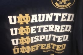 Photo: “Undefeated” Notre Dame BCS National Champions Shirt Goes Viral