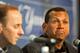 TAMPA - FEBRUARY 17: Infielder Alex Rodriguez (R) of the New York Yankees talks during a press conference as General manager Brian Cashman listens February 17, 2008 at the George M. Steinbrenner Field in Tampa, Florida. The Yankees third baseman admitted to taking a substance known as 'boli' acquired with his cousin in the Dominican Republic in 2001. (Photo by Al Messerschmidt/Getty Images)
