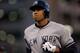DETROIT, MI - OCTOBER 18: Alex Rodriguez #13 of the New York Yankees reacts as he walsk back towards the dugout after he pinch hit and flied out in the top of the sixth inning against the Detroit Tigers during game four of the American League Championship Series at Comerica Park on October 18, 2012 in Detroit, Michigan. (Photo by Jonathan Daniel/Getty Images)