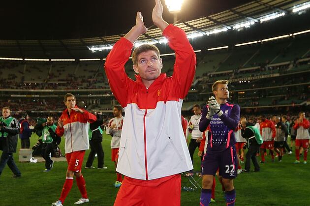 Liverpool Captain Steven Gerrard Hopes Glory Is 'Around the Corner'