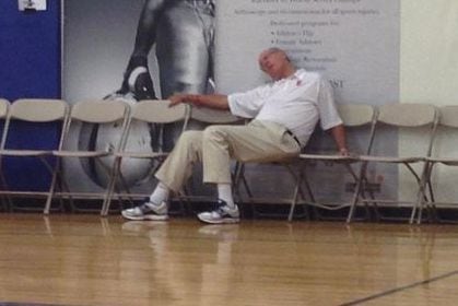 Jim Boeheim Explains Viral Sleeping Photo