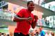 HERZOGENAURACH, GERMANY - JULY 05: Derrick Rose of Chicago Bulls visits adidas headquarters on July 5, 2013 in Herzogenaurach, Germany. (Photo by Lennart Preiss/Getty Images for adidas)