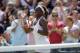 Sloane Stephens after a win at Wimbledon 2013.