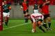 PORT ELIZABETH, SOUTH AFRICA - FEBRUARY 11: Jannie Boshoff scoring a try for the Lions during the Super Rugby warm up match between Southern Kings and MTN Lions from Nelson Mandela Bay Stadium on February 11, 2011 in Port Elizabeth, South Africa. (Photo by Mike Sheehan / Gallo Images/Getty Images)