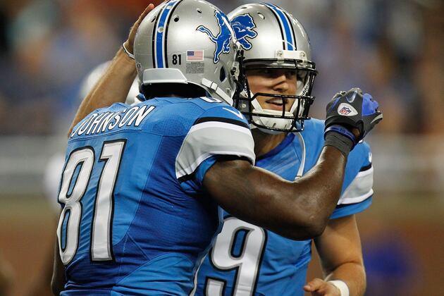 Lions Hope They're More Than Stafford-to-Johnson This Season