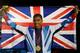 LONDON, ENGLAND - AUGUST 12: Gold medalist Anthony Joshua of Great Britain celebrates after the medal ceremony for the Men's Super Heavy (+91kg) Boxing final bout on Day 16 of the London 2012 Olympic Games at ExCeL on August 12, 2012 in London, England. (Photo by Scott Heavey/Getty Images)