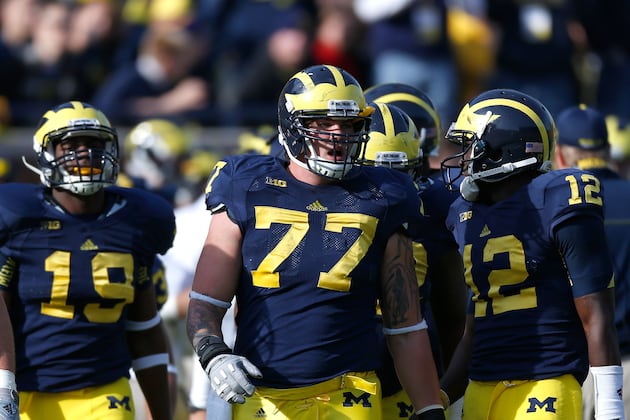 Big Ten Media Days: Michigan's Taylor Lewan on Intense Diet