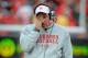 LINCOLN, NE - OCTOBER 29: Nebraska Cornhuskers coach Bo Pelini reacts during their game against the Michigan State Spartans at Memorial Stadium October 29, 2011 in Lincoln, Nebraska. Nebraska defeated Michigan State 24-3. (Photo by Eric Francis/Getty Images)