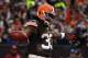 If per-game rushes and pass completions reach 50, does that mean an automatic win like Browns GM Michael Lombardi suggests?