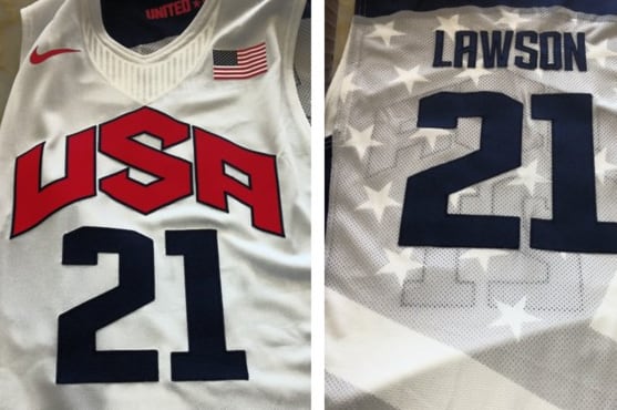 Instagram: Lawson Shows off His Team USA Jersey