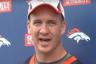 Video: Peyton Manning Praises Fans at Broncos Training Camp First Day
