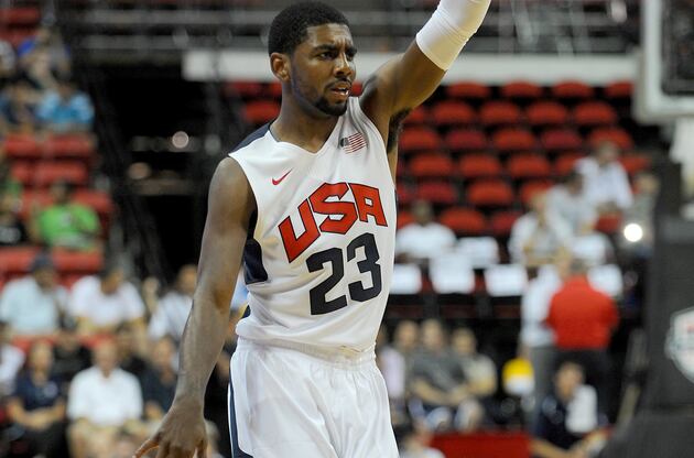 Irving Scores 23 Points to Lead White Team