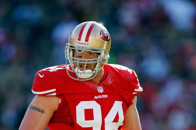 49ers: Justin Smith Says He's Fully Recovered from Offseason Triceps Surgery