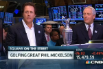 Mickelson to Ring Closing Bell on NYSE Friday