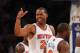 NEW YORK, NY - MARCH 27: Marcus Camby #23 of the New York Knicks is ejected from the game against the Memphis Grizzlies at Madison Square Garden on March 27, 2013 in New York City. NOTE TO USER: User expressly acknowledges and agrees that, by downloading and/or using this photograph, user is consenting to the terms and conditions of the Getty Images License Agreement. The Knicks defeated the Grizzlies 108-101. (Photo by Bruce Bennett/Getty Images)
