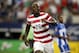 Jul 24, 2013; Arlington, TX, USA; USA forward Eddie Johnson (26) celebrates scoring a goal in the first half of the game against the Honduras at Cowboys Stadium. Mandatory Credit: Tim Heitman-USA TODAY Sports