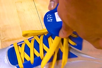 Bazemore Has ESPN Player Ranking Sewn into Sneakers