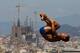 BARCELONA, SPAIN - JULY 28: Tom Daley of Great Britain competes during the Men's 10m Platform Diving final on day nine of the 15th FINA World Championships at Piscina Municipal de Montjuic on July 28, 2013 in Barcelona, Spain. (Photo by Al Bello/Getty Images)
