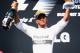 BUDAPEST, HUNGARY - JULY 28: Lewis Hamilton of Great Britain and Mercedes GP celebrates on the podium after winning the Hungarian Formula One Grand Prix at Hungaroring on July 28, 2013 in Budapest, Hungary. (Photo by Mark Thompson/Getty Images)