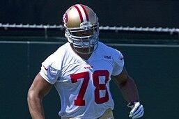 Harbaugh: Okoye Plays Better in Pads