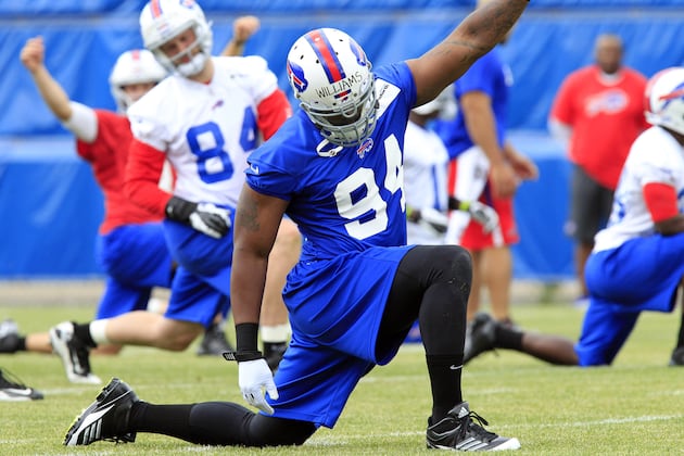 'Sore Foot' Keeps Mario Williams Sidelined at First Practice