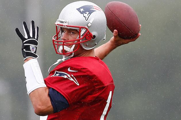 Tom Brady, Patriots Experimenting with Helmet Camera