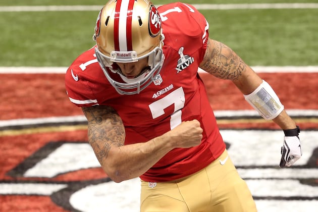 Kaepernick Says He's Faster After Working with Olympians