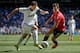 MADRID, SPAIN - JUNE 01: Gonzalo Higuain (L) of Real Madrid CF competes for the ball with Unai Garcia (R) of CA Osasuna during the La Liga match between Real Madrid CF and CA Osasuna at Estadio Santiago Bernabeu on June 1, 2013 in Madrid, Spain. (Photo by Gonzalo Arroyo Moreno/Getty Images)