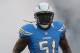 SAN DIEGO, CA - OCTOBER 15: Inside linebacker Takeo Spikes #51 of the San Diego Chargers is introduced prior to the start of the game against the Denver Broncos at Qualcomm Stadium on October 15, 2012 in San Diego, California. (Photo by Jeff Gross/Getty Images)