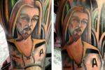 Tattoo of Jesus in Bruins Jersey Emerges