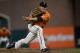 SAN FRANCISCO, CA - MAY 10: Javier Lopez #49 of the San Francisco Giants pitches against the Atlanta Braves in the ninth inning at AT&T Park on May 10, 2013 in San Francisco, California. The Giants won the game 8-2. (Photo by Thearon W. Henderson/Getty Images)
