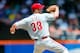 NEW YORK, NY - JULY 21: Cliff Lee #33 of the Philadelphia Phillies pitches against the New York Mets at Citi Field on July 21, 2013 in the Flushing neighborhood of the Queens borough of New York City. (Photo by Jim McIsaac/Getty Images)