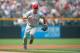 DENVER, CO - JUNE 15: Michael Young #10 of the Philadelphia Phillies lines up to make a defensive play in the first inning of a game against the Colorado Rockies at Coors Field on June 15, 2013 in Denver, Colorado. The Rockies led 6-1 after one inning. (Photo by Dustin Bradford/Getty Images)