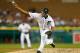 Jose Veras pitched a perfect eighth inning in his Tigers debut Tuesday night.
